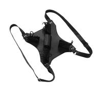 Abaodam Porta Spade Cosplay Regolabile e Adulti Doppia Tracolla in Pelle, Custodia per Due Spade Cinturino Posteriore, Accessorio Rinascimentale e Vichingo per Festa Halloween