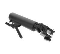 Abaodam Portaombrello da Golf Regolabile in ABS Nero per Carrello a Spinta Supporto Stabile e Leggero per Sacche da Golf Accessorio Multiuso per Campo e Outdoor