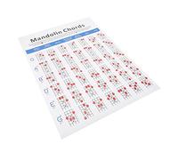 Abaodam Poster Diagramma Accordi Mandolino Guida Imparare Diteggiatura Per Principianti Carta Patinata Pratica e Studio Veloce Strumento Essenziale Per Allievi e Lezioni