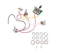 Abaodam Presina Interruttore Per Chitarra Kit Di Cablaggio Per Circuito Chitarra Elettrica Accessori Per Di Nero