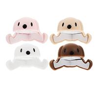 Abaodam Protezione Angolare per Ragazzo Ragazza in Silicone Alimentare, Paraspigoli Morbidi a Forma di Cane, Copertura Angoli per Tavoli e Mobili, Set da 4 Pezzi Colorati per Sicurezza