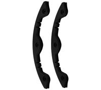 Abaodam Protezione Anticollisione per Snowboard 2 Pezzi Striscia Paraurti Nero, Accessori per Tavola Singola, Copertura Protettiva per Code, Facile Installazione per Sport Invernali