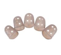 Abaodam Protezione per le Dita della Chitarra in Silicone Grigio Set da 25 Pezzi Misure Multiple Riutilizzabile e Confortevole Adatta per Chitarristi e Strumenti a Corda come Banjo