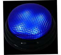 Abaodam Pulsante Di Gioco Sonoro e Luminoso Per Feste e Uffici, Giocattolo Divertente Con Luce Led e Suono Di Allarme, Accessorio Gioco Da Tavolo Per Eventi e Galateo, Plastica Compatta, Confezione