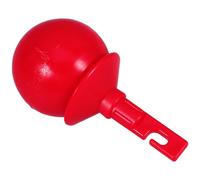 Abaodam Punta Rotante per Bastone Tipo Gancio in Plastica Rosso con Testa a Sfera per Bastoni per Ciechi Mobilità e Sicurezza Adatta per Ambienti Domestici e Centri Commerciali