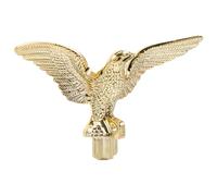 Abaodam Puntale per Bandiera Artigianale a Forma di Aquila Ornamento in Plastica per Asta Portabandiera da Esterno Testa D’Aquila Resistente per Decorazioni Giardino e Piazze