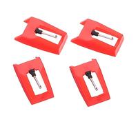 Abaodam Puntina Per Giradischi Ricambio in Alluminio 4 Pezzi Pickup Per Fonografo Installazione Facile Compatibile Dischi Vinyl