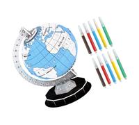 Abaodam Puzzle 3d Globo Educativi Per Ragazzo Ragazza, Versione Di Globo Portatile Per Apprendimento, Gioco Intelligente Creativo Per Lo Sviluppo Cognitivo e Immaginazione Spaziale