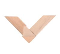 Abaodam Puzzle di Cubi in Legno a Forma di T 4 Pezzi, Rompicapo Educativo Stem, Giocattolo Cognitivo in Legno di Faggio, Stimola Pensiero Critico e Consapevolezza Spaziale, Gioco