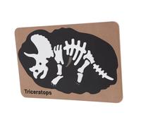 Abaodam Puzzle in Legno Montessori per Anni Gioco Educativo Interattivo Scheletro Preistorico Stimola Coordinazione e Logica Regalo Didattico per Bimbi e Famiglie