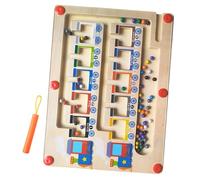 Abaodam Puzzle Magnetico Legno Per Colori e Educativo Per Per Compleanni e Natale Sviluppo Delle Abilità Motorie e Cognizione