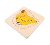 Abaodam Puzzle Multilayer Legno Educativo Tema Animali Didattico per Sviluppo Cognitivo e Creatività Legno Portatile per Feste e Compleanni