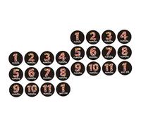 Abaodam Pz Adesivo Per La Crescita Dell'età Del Bambino Adesivi Del Mese Del Bambino Adesivi Auto Pietra Miliare Mensili Per Bambini Di Legno In Posa Neonata