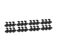 Abaodam Pz Base Del Microfono Del Telefono Cellulare Supporti Per Aste Microfoniche Piccola Asta Microfonica Base Della Staffa Del Microfono Mini Asta Microfonica Black Plastica