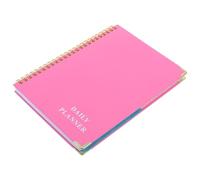 Abaodam Quaderno a Spirale A5 Rosa Carta Spessa e Scrittura Scorrevole, Notebook Semplice e Portatile per Uso Quotidiano e Ufficio, Stile Classico Minimalista