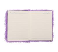 Abaodam Quaderno Mini Copertina in Peluche Viola, Blocco Note Spesso Resistente, Diario Manoscritto per Uso Scolastico, Domestico e Ufficio, Album di Ritagli Creativo