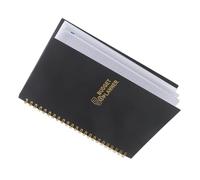 Abaodam Quaderno Portatile per Budget Familiare, Libro di Bilancio Tascabile Nero, Blocco Note la Gestione delle Spese Domestiche e Tracker delle Entrate per Casa e Viaggi