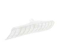 Abaodam Raschietto di rimozione della neve pala da neve sul marciapiede raschietto per la pulizia della neve maniglie maniglia nevicare scopa da neve pala a manico lungo plastica bianca