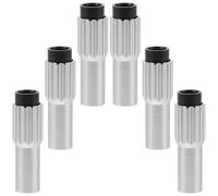 Abaodam Regolatori Cavo Cambio e Freno per Bici da Strada e Mountain Bike, Viti di Regolazione in Lega di Alluminio, Set da 6 Pezzi, Controllo Tensione Cavi per Ciclismo su Strada