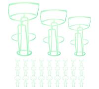 Abaodam Rete in Plastica Verde per Flaconi di Infusione 30 Pezzi, Copertura Antiscivolo per Bottiglie da 100ml 250ml 500ml, Accessorio Professionale per Assistenza Domiciliare