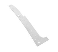 Abaodam Righello per Liutaio Calibro di Misurazione in Metallo Strumento per Violino e Chitarra Accessori di Precisione Argento