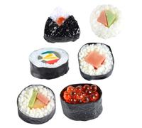 Abaodam Riproduzione Sushi Realistica Giapponese Simulata Per Decorazione Casa e Negozio, 6 Tipi Di Sushi e Riso Per Fotografia e Esposizioni