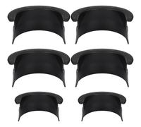 Abaodam Rivestimenti in Plastica per Tasche da Biliardo 6 Pezzi, 4 Angolari e 2 Laterali, Nero, Fodere Tascabili per Tavolo da Biliardo, Accessori per Sala Giochi e Uso Domestico