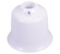 Abaodam Rosone Bianco in Plastica per Ventilatore da Soffitto, Copertura Antipolvere Compatibile Vari Modelli, Design Semplice e Protezione Completa