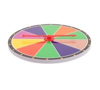 Abaodam Ruota della Fortuna Girevole Puntatore Rosso Gioco Premi Te per Feste Compleanni e Raduni Familiari Leggera e Durevole Decorazione Divertente e Compatta da Parete