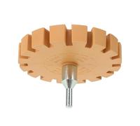 Abaodam Ruota per Rimuovere Adesivi Pneumatico 4 Pollici 100Mm a Forma di Ingranaggio Gomma per Rimuovere Decalcomanie e Vernici Strumento Versatile per Uso Professionale e Fai da Te