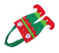 Abaodam Sacchetti Natale a Forma di Pantaloni, per Caramelle e Regali | Poliestere, con Manico e Tema Festivo Vivace, Riutilizzabili per Scambio Doni e Conservazione Decorativa