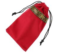 Abaodam Sacchetto in per Carte Tarocchi Rosso con Coulisse Custodia Portatile Protettiva per Organizer Carte da Design Elegante e Resistente per Conservazione Sicura