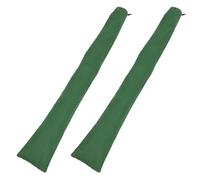 Abaodam Sacchi Di Sabbia Riutilizzabili Barriera Antiallagamento Verde In Tela 2 Pezzi Per Porte E Protezione Da Pioggia E Inondazioni