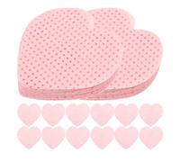 Abaodam Salviette per Unghie senza Pelucchi in Cotone 200 Pezzi Forma Cuore Dischetti Struccanti Monouso per Rimozione Smalto e Pulizia Unghie Formato Viaggio per Nail Art