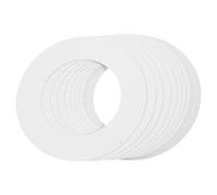Abaodam Scaldacera Anelli Assorbenti Protettivi per Ceretta, Tamponi di Carta Anti-Trabocco, Set da 20 Pezzi Colore Bianco, Accessori per Forniture Ceretta Professionale