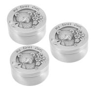 Abaodam Scatola Da 3 Pezzi scatola di raccolta lanugine contenitore per fetali per bambini scatole per bambini contenitori contenitore dei ricordi del bambino