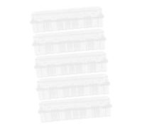 Abaodam Scatola per Conservazione Fiale in Plastica Organizer Robusto per Provette da Laboratorio 5 Pezzi con 24 Scomparti Contenitore per Oli Essenziali e Campioni in Laboratori