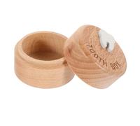 Abaodam Scatola Per Denti Per Baby Shower Porta Denti in Legno Con Design 3d Salvacapelli Fetale Scatola Porta Denti Per Bambini E Bambine Unica Per Compleanni E Feste