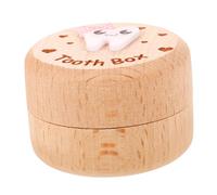Abaodam Scatola Porta-denti Per Bambini Porta-cuscino Per Fatina Dei Denti Custodia in Legno Design Elegante Per La Camera Dei Bambini