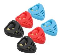 Abaodam Scatola Porta Plettri Per Chitarra Acustica A Forma Di Plettro Per Chitarra Dimensioni Ridotte Peso Leggero Per Chitarra Colorata