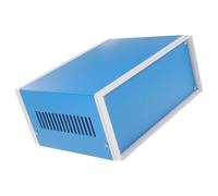 Abaodam Scatola Progetto Elettronica in Metallo Protezione Live e Fissaggio a Vite, Custodia Blu per Scatole di Giunzione Comunicazione per Aeroporti e Stazioni Metro