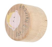 Abaodam Scatola Ricordi Primo Taglio Capelli in Legno per Contenitore Solido e Resistente per Conservare i Capelli del Ragazzo Ragazza Regalo per Shower e Genitori alle Prime Esperienze