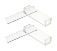 Abaodam Scatola Trasparente in Acrilico Magnetica per Dadi 16 MM Custodia Porta Dadi 2 Pezzi Contenitore Compatto per Giochi da Tavolo e Attività all'Aperto