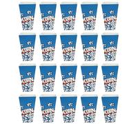 Abaodam Scatole per Popcorn in Carta Blu 100 Pezzi Contenitori Popcorn Classici Facili da Usare per Feste e Cinema