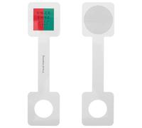 Abaodam Schede per Test della Vista 2 Pezzi per Occhio Dominante, Attrezzatura Professionale Portatile per Esame Visivo Ottico, Accessori per Optometristi in Cliniche e Negozi di