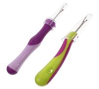 Abaodam Scucitore per Cucito Portatile 2 Pezzi Impugnatura Ergonomica, Tagliafilo Resistente per Rimozione Cuciture e Punti, Strumento Artigianale per Sartoria e Lavori di Cucito a Mano