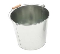 Abaodam Secchio per Cenere in Metallo 25X18X24 CM Portacarbone per Barbecue da Esterno Bidone Resistente per Trasferimento Carbone e Inceneritore da Giardino Compatto per Spazi Piccoli