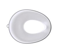 Abaodam Sedile del water seggiolino per sup copriacqua sedile WC antiscivolo sedile WC igienico gabinetto portatile toilette padella posto a sedere bambino che fa i primi passi pp bianca