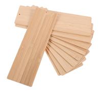 Abaodam Segnalibri Liscio 10 Rettangolari Non in Bambù e Difficili da Rompere e Ornamenti Festivi per Decorazioni