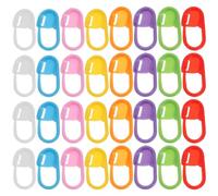 Abaodam Segnapunti per Lavorare a Maglia e Uncinetto, Marcatori a Forma di Cuore in Plastica Riutilizzabili, Set da 80 Pezzi Colorati per Progetti Fai da Te e Accessori di Colore Casuale